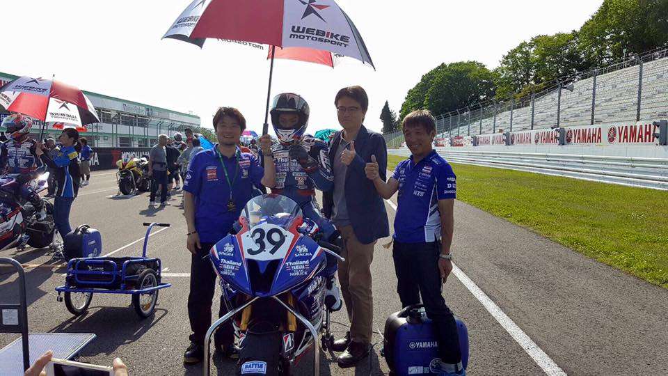 [Yamaha Thailand Team Norick] พีรพงศ์ บุญเลิศ โชว์ฟอร์มคว้าแชมป์ Sugo Roadrace Series สนาม 2 โดยมี เขมินท์ คูโบะ ขนาบข้าง - 227