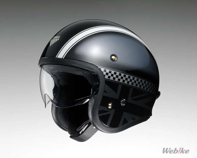 Shoei: new graphic model HAWKER to join J.O lineup, an open face helmet with a goggle-shaped inner visor - J O HAWKER TC 5 680x544