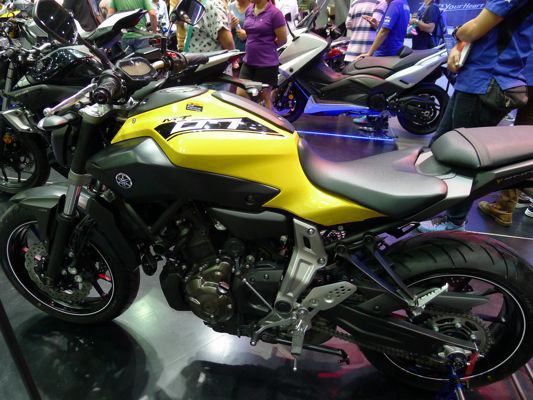Yamaha MT-07 Yellow