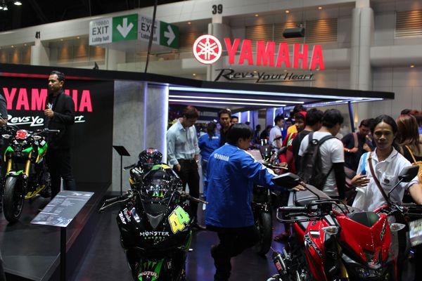 Yamaha booth motor expo 2015