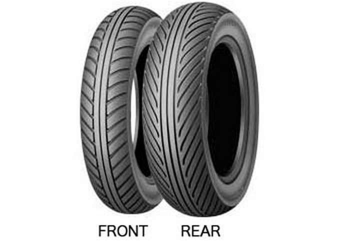 ยางสำหรับถนนเปียก【DUNLOP】KR345 [130/490-12] 