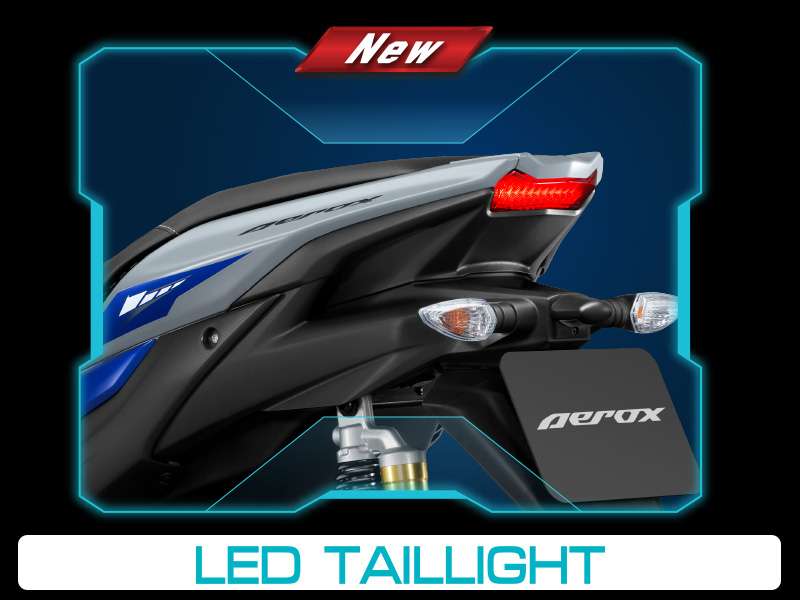 led-taillight 6 จุดใหม่ต้องโดนของ All New Yamaha Aerox ปี 2021 มีอะไรบ้าง - led taillight