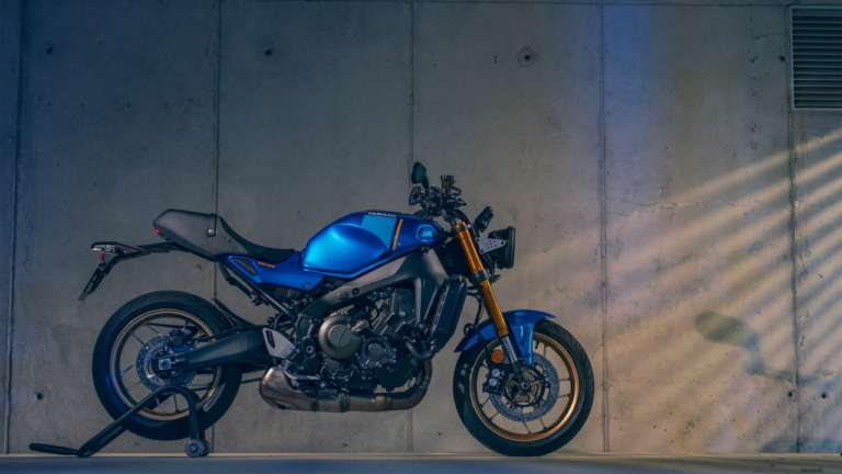 XSR900 Static images from campaign shoot. Featuring Legend Blue Bike.